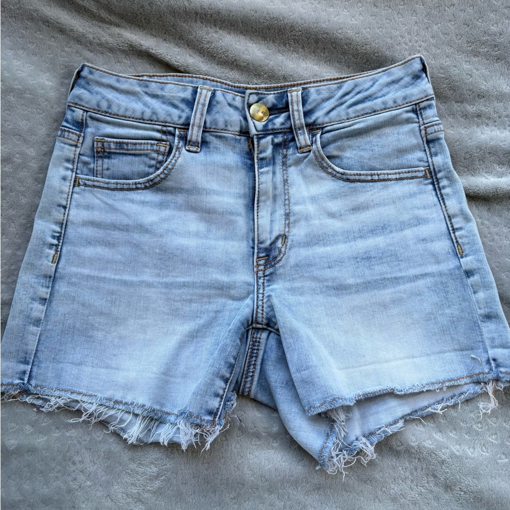American Eagle Outfitters Light Wash Jean Shorts